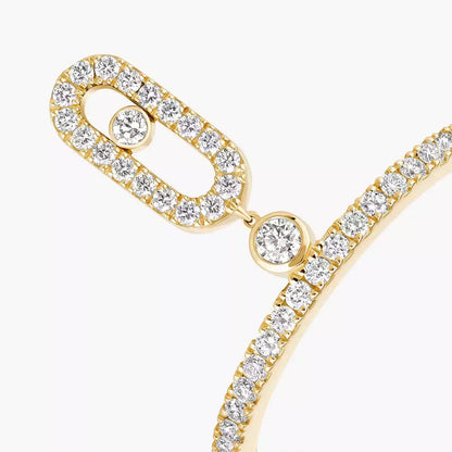 [⭐Clover Jewelry]Move Uno Diamond Ring