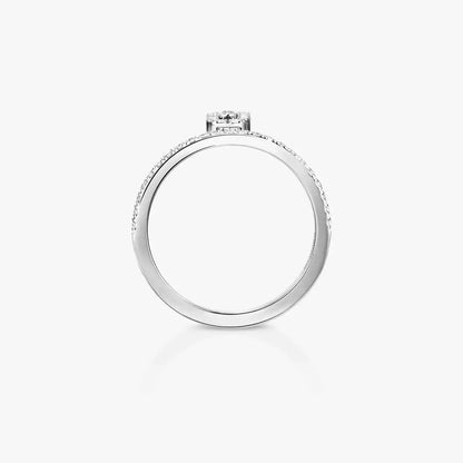 [⭐Clover Jewelry]Move Uno Diamond Ring