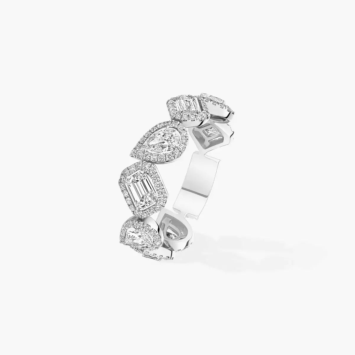 [⭐Clover Jewelry]Diamond Wedding Ring My Twin