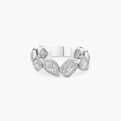 [⭐Clover Jewelry]Diamond Wedding Ring My Twin