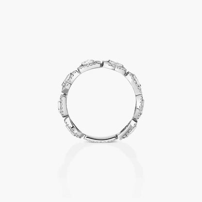 [⭐Clover Jewelry]Diamond Wedding Ring My Twin