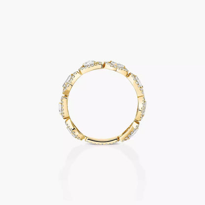 [⭐Clover Jewelry]Diamond Wedding Ring My Twin