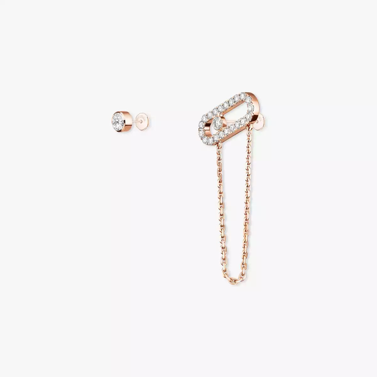 [⭐Clover Jewelry]Move Uno Diamond Earrings