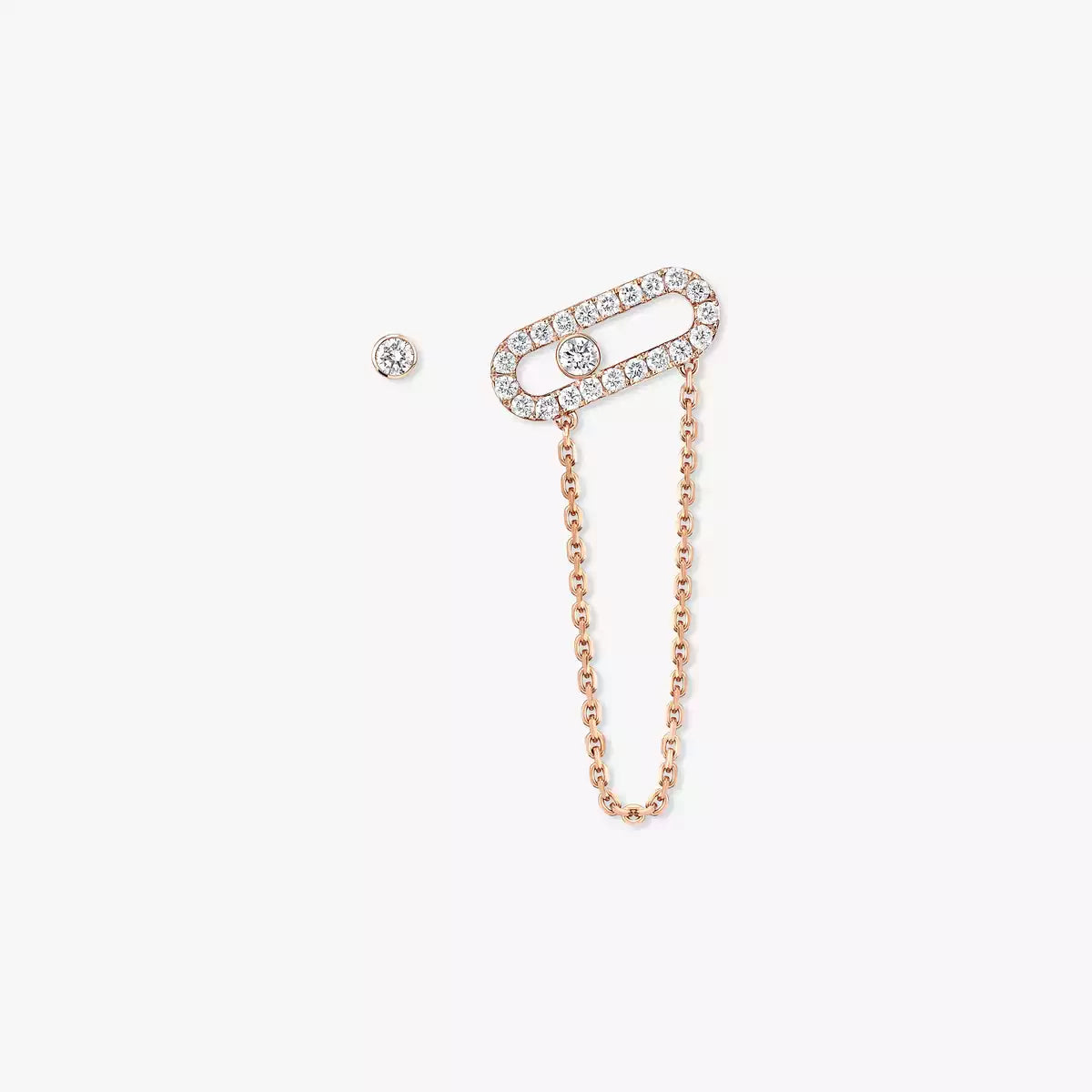 [⭐Clover Jewelry]Move Uno Diamond Earrings