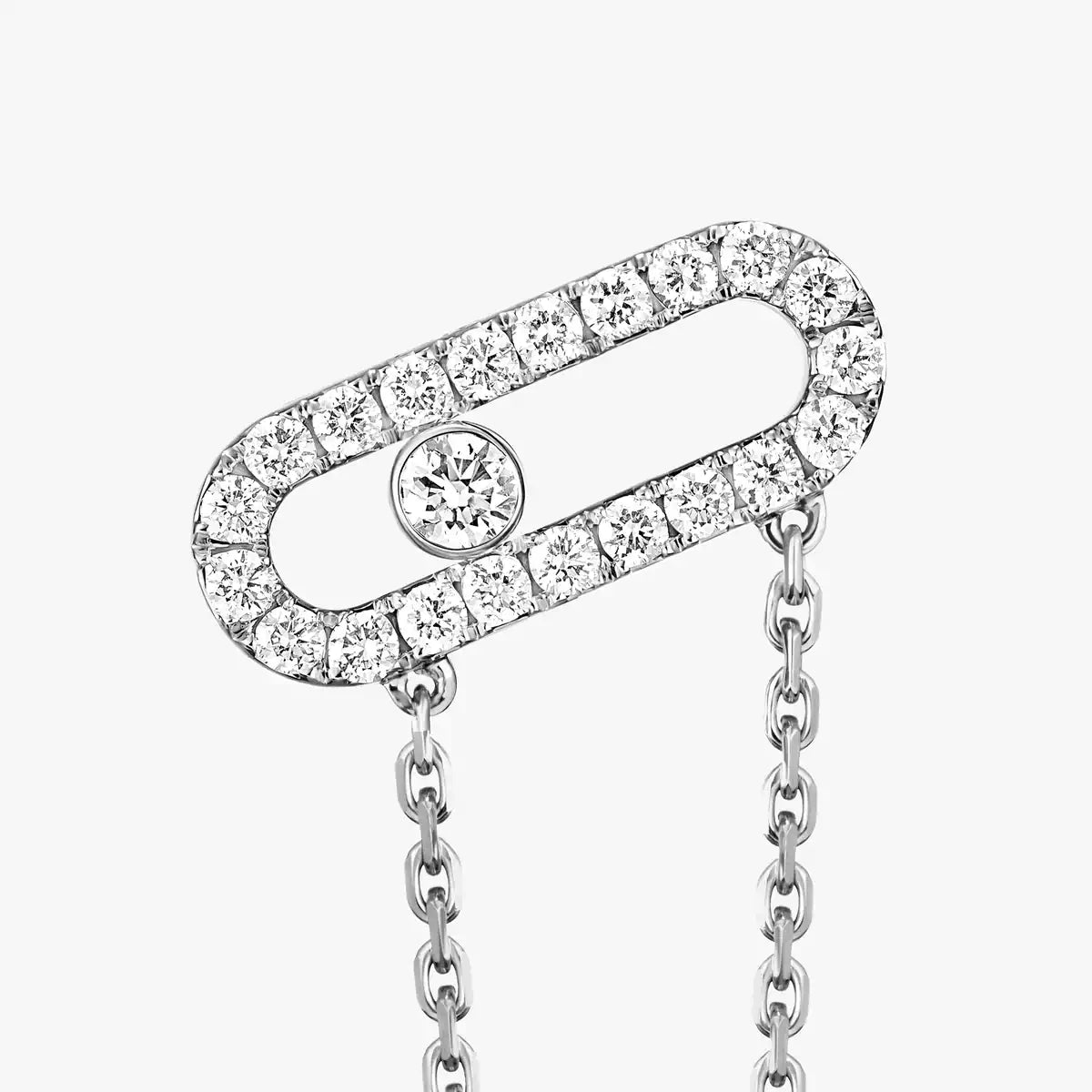 [⭐Clover Jewelry]Move Uno Diamond Earrings