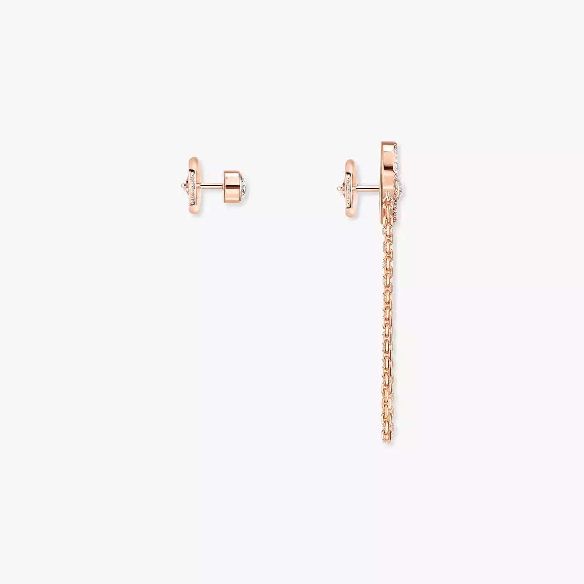 [⭐Clover Jewelry]Move Uno Diamond Earrings