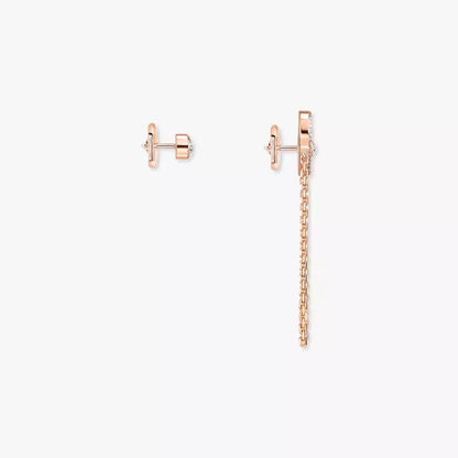 [⭐Clover Jewelry]Move Uno Diamond Earrings