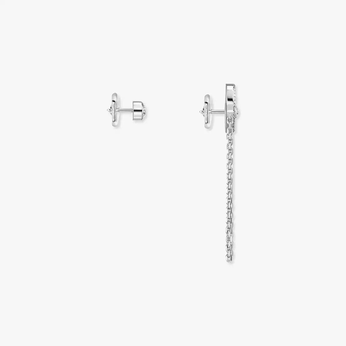 [⭐Clover Jewelry]Move Uno Diamond Earrings