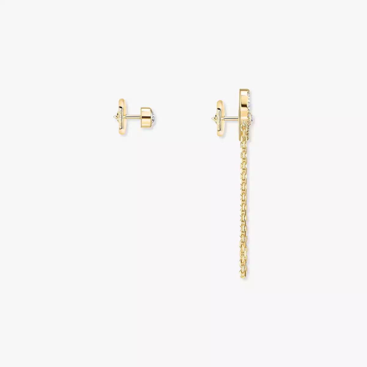 [⭐Clover Jewelry]Move Uno Diamond Earrings