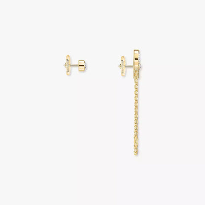 [⭐Clover Jewelry]Move Uno Diamond Earrings