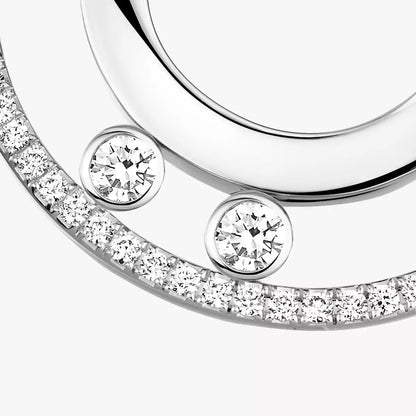 [⭐Clover Jewelry]Move Romane Small Diamond Hoop Earrings