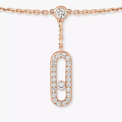 [⭐Clover Jewelry] Move Uno pavé ankle bracelet