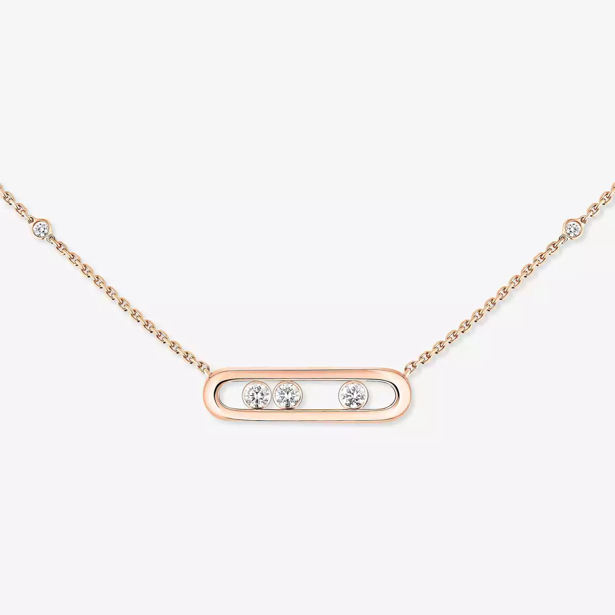 [⭐Clover Jewelry] Baby Move Gold Diamond Necklace