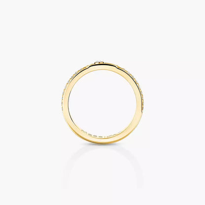 [⭐Clover Jewelry]Move Joaillerie Pave_ Diamond Wedding Ring