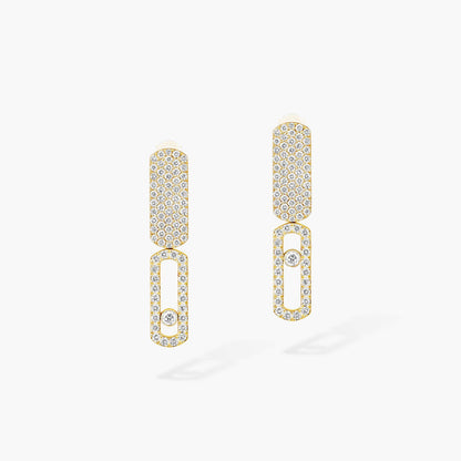 [⭐Clover Jewelry]Imperial Move SM Diamond Earrings