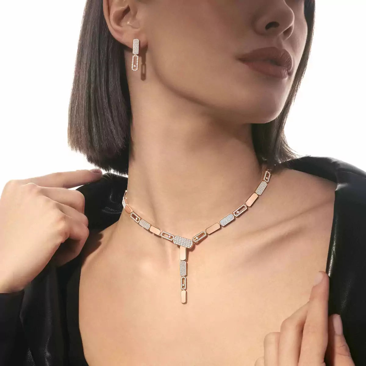 [⭐Clover Jewelry]Imperial Move SM Diamond Earrings