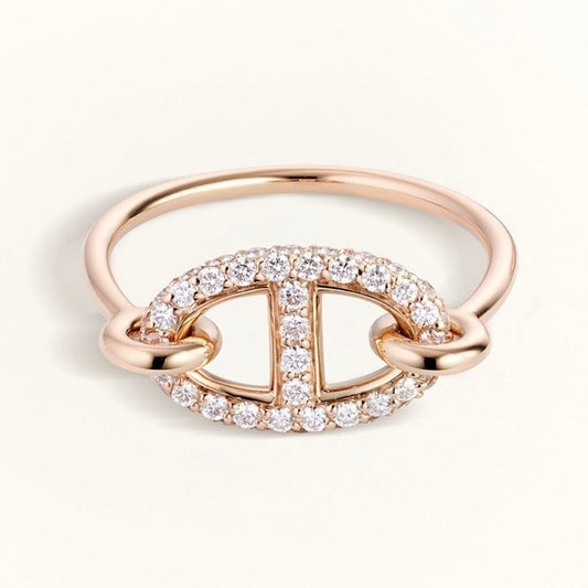 [⭐Clover Jewelry]RONDE SMALL DIAMOND RING