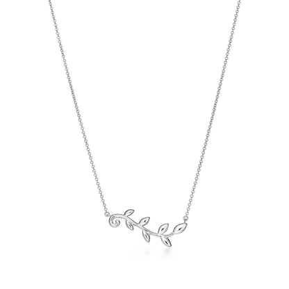 [Clover Jewelry]PALOMA PICASSO STERLING SILVER OLIVE BRANCH NECKLACE
