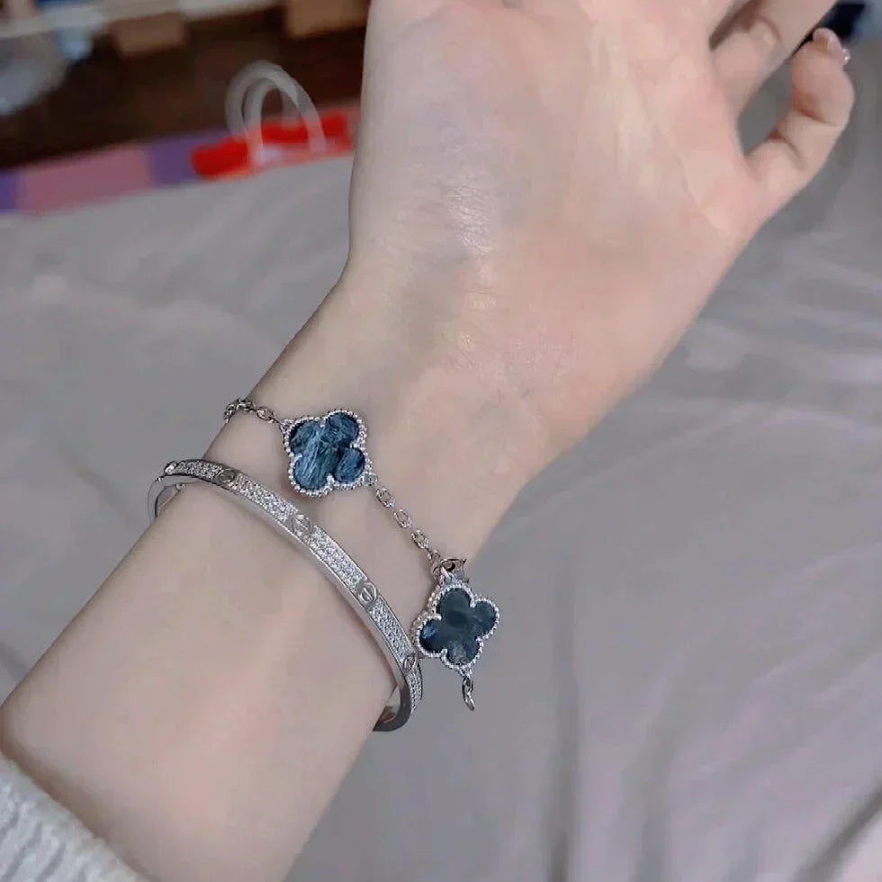 [⭐Clover Jewelry]CLOVER 5 MOTIF PIETERSITE BRACELET COLLECTION