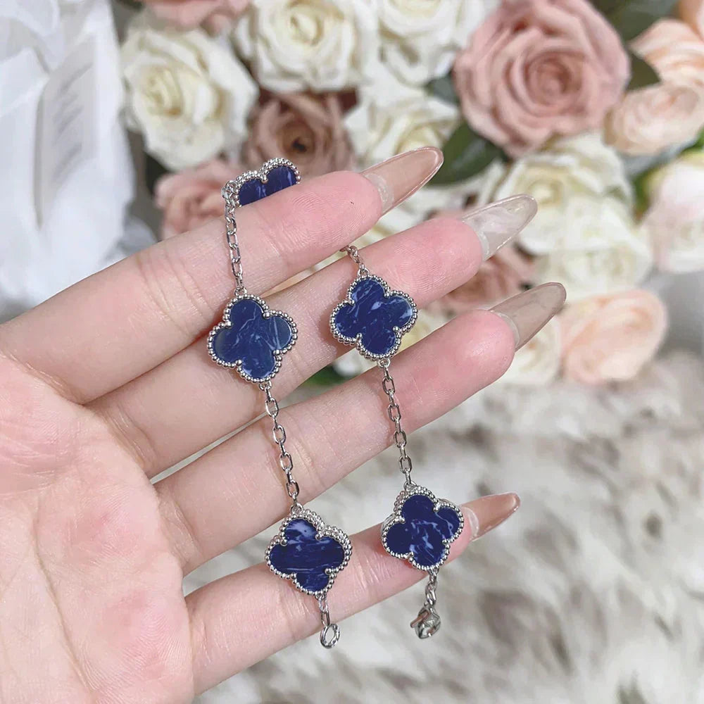[⭐Clover Jewelry]CLOVER 5 MOTIF PIETERSITE BRACELET COLLECTION