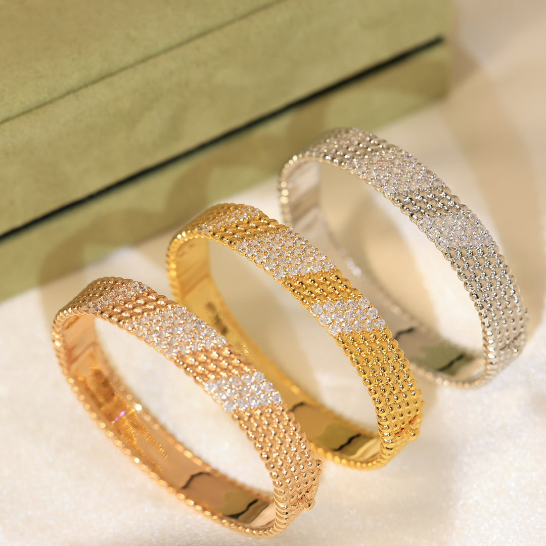 [⭐Clover Jewelry]  FIVE-ROW DIAMOND BRACELET