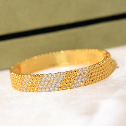 [⭐Clover Jewelry]  FIVE-ROW DIAMOND BRACELET
