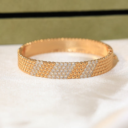 [⭐Clover Jewelry]  FIVE-ROW DIAMOND BRACELET