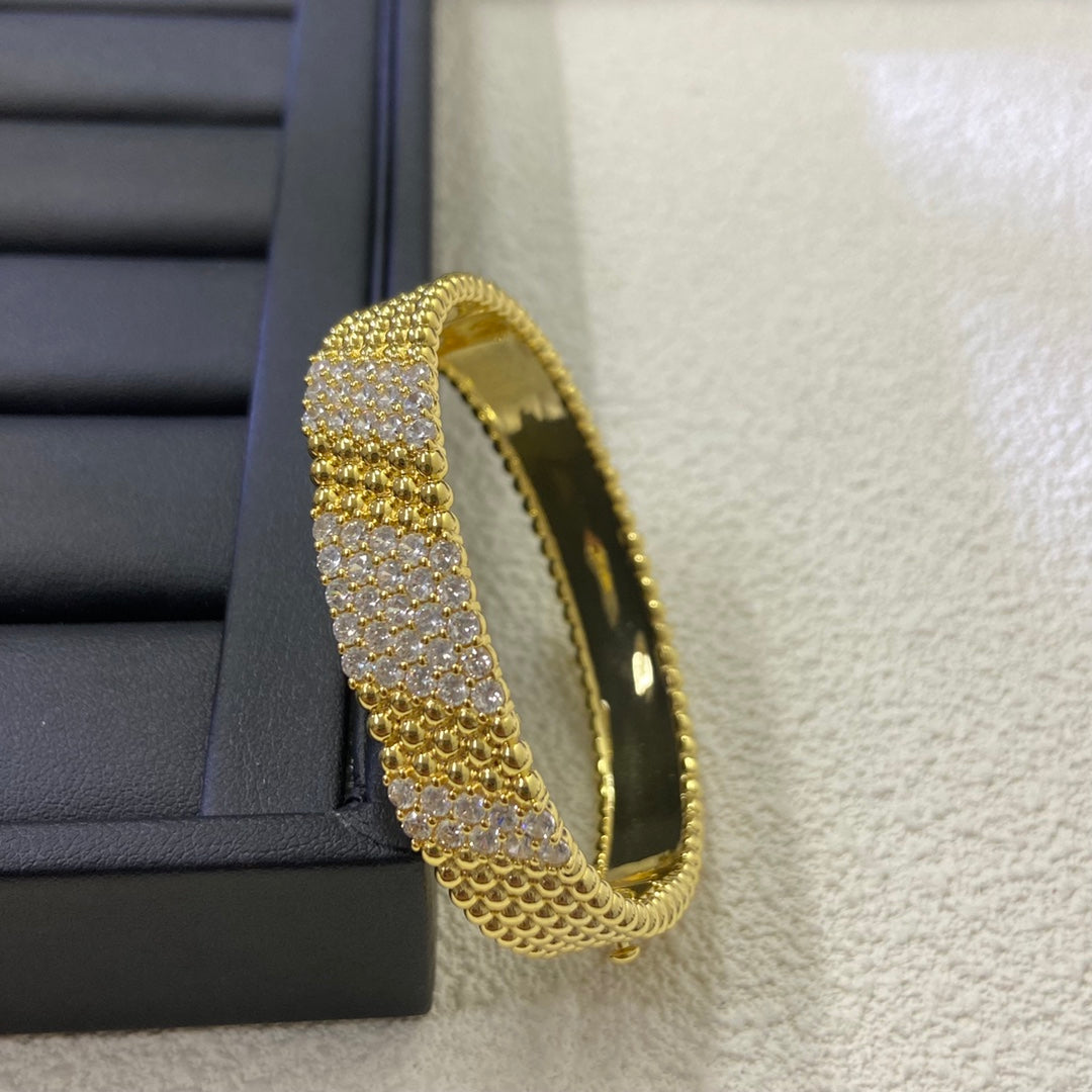 [⭐Clover Jewelry]  FIVE-ROW DIAMOND BRACELET