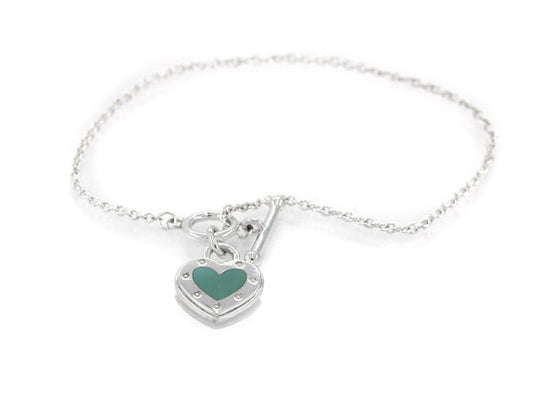 [Clover Jewelry]LOVE HEART BLUE BRACELET