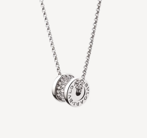 [⭐Clover Jewelry]ZERO 1 SILVER DIAMOND NECKLACE