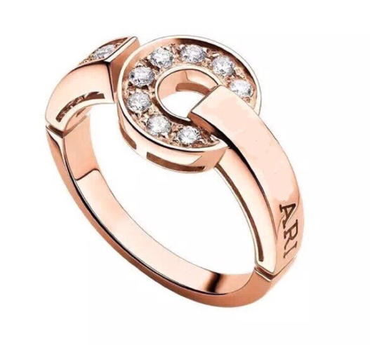 [⭐Clover Jewelry]DREAM RING DIAMOND PINK GOLD