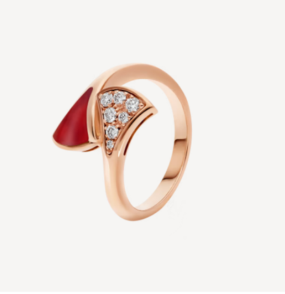 [⭐Clover Jewelry]DREAM RING PINK GOLD DIAMOND
