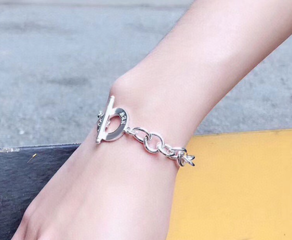 [Clover Jewelry]TOGGLE TAG BRACELET SILVER