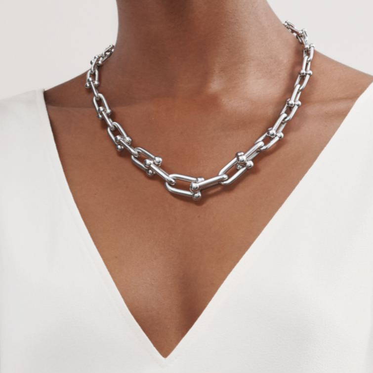 [Clover Jewelry]HARDWEAR SILVER CHOKER