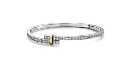 [Clover Jewelry]EDGE DIAMOND GOLD SILVER BRACELET