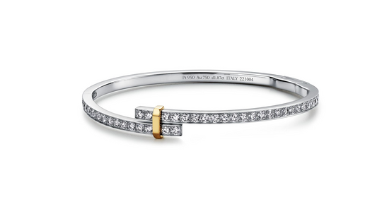 [Clover Jewelry]EDGE DIAMOND GOLD SILVER BRACELET