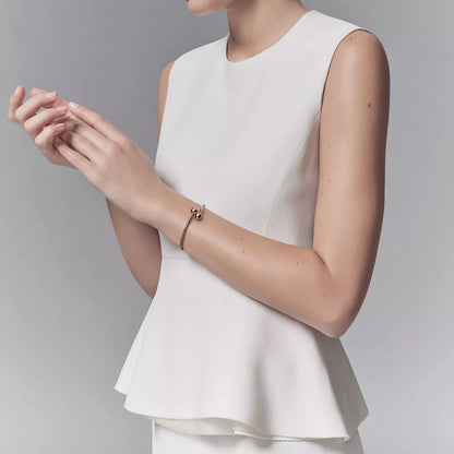 [Clover Jewelry]CITY HARDWEAR BALL BYPASS BRACELET