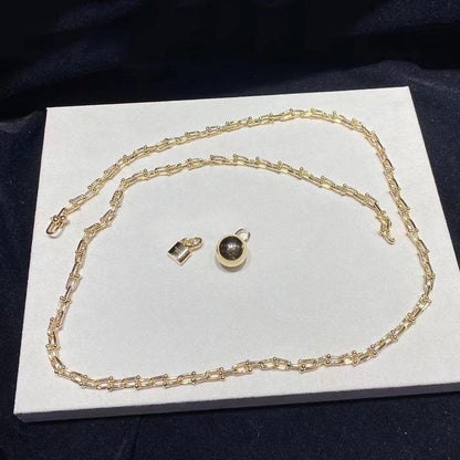 [Clover Jewelry]HARDWEAR WRAP NECKLACE