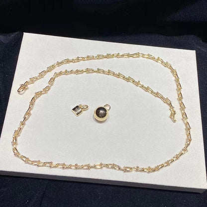 [Clover Jewelry]HARDWEAR WRAP NECKLACE
