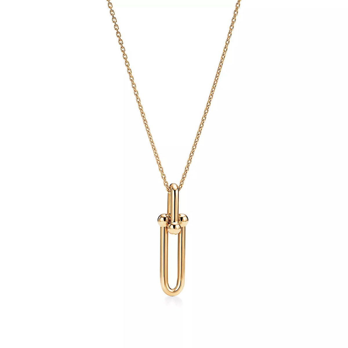 [Clover Jewelry]HARDWEAR GOLD DROP PEDANT NECKLACE