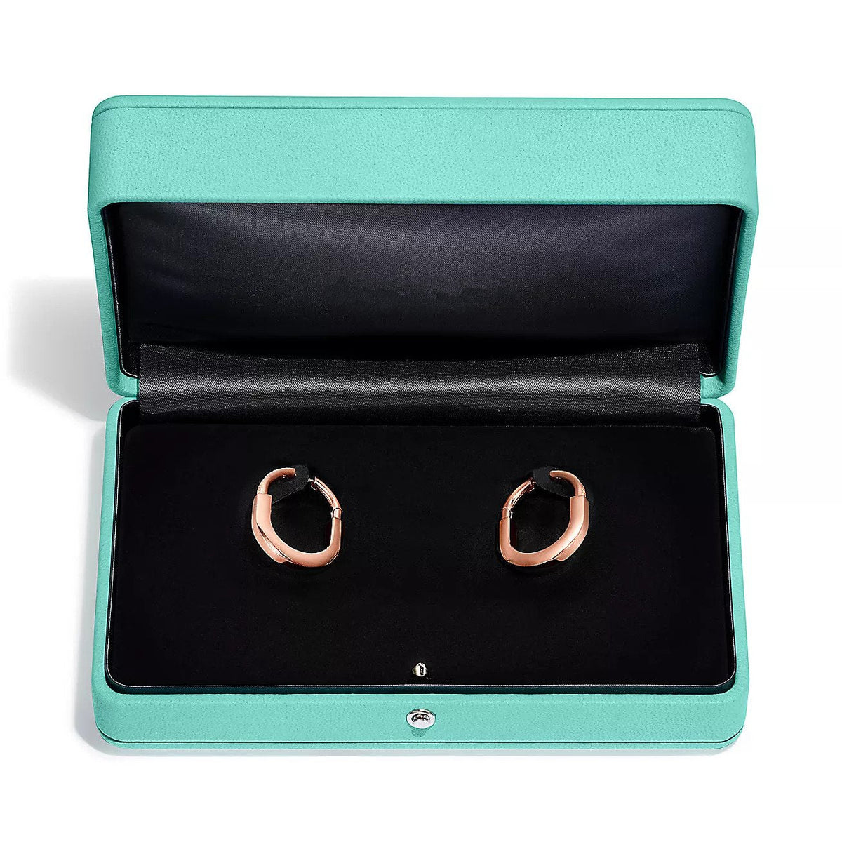 [Clover Jewelry]LOCK MEDIUM DIAMNOND EARRINGS