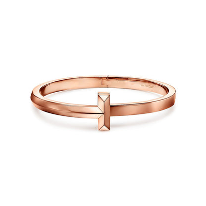 [Clover Jewelry]T1 WIDE HINGED BANGLE BRACELET