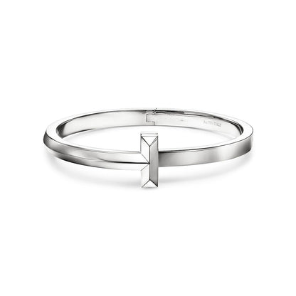 [Clover Jewelry]T1 WIDE HINGED BANGLE BRACELET