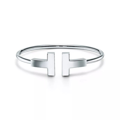 [Clover Jewelry]T WIDE WIRE BRACELET