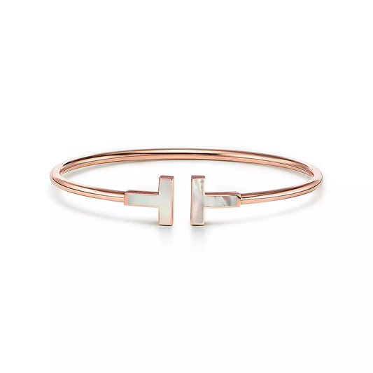 [Clover Jewelry]T BRACELET 1.8MM TURQUOISE PINK GOLD