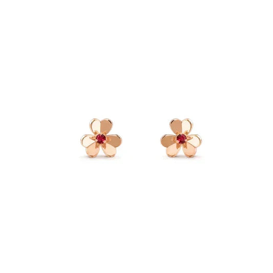 [⭐Clover Jewelry]FRIVOLE  FLOWER PINK EARRINGS