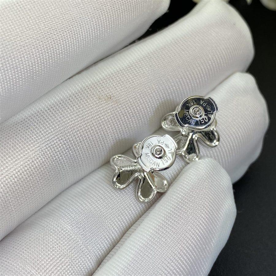 [⭐Clover Jewelry]FRIVOLE MINI SILVER FLOWER EARRINGS