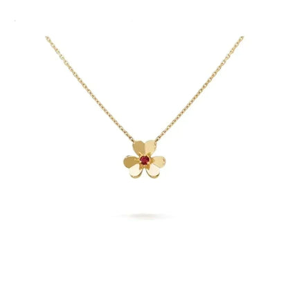 [⭐Clover Jewelry]FRIVOLE GOLD FLOWER NECKLACE