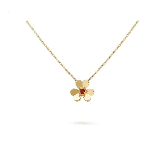 [⭐Clover Jewelry]FRIVOLE GOLD FLOWER NECKLACE