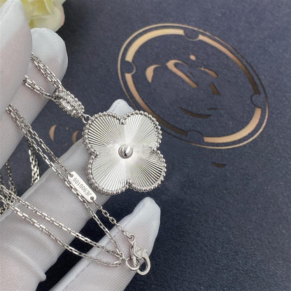 [⭐Clover Jewelry]CLOVER 25MM SILVER BIG CLOVER NECKLACE